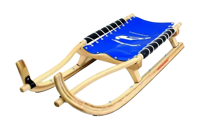 Rennsportrodel 2-Sitzer von Gasser Rodel (Blau, Ja)