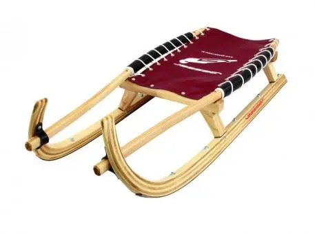 Rennsportrodel Kinder von Gasser Rodel (Blau, Ja)